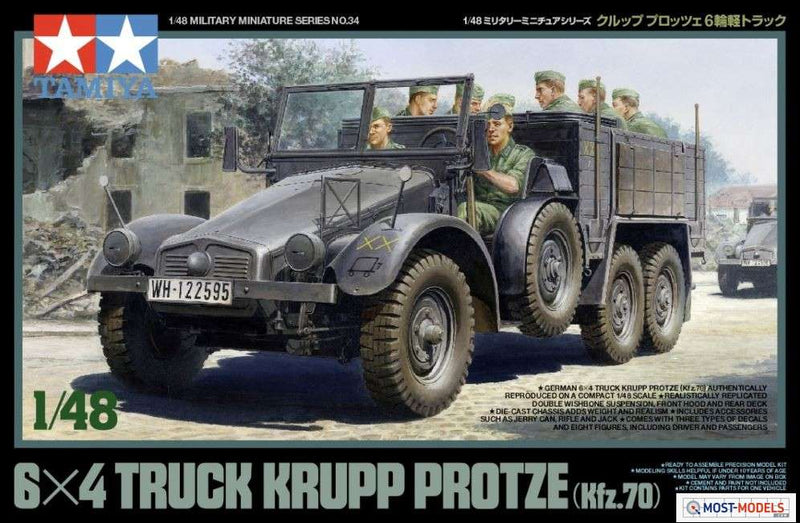 Camion 6x4 krupp protze Tamiya 1/48