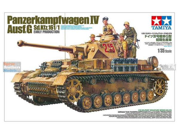 Tamiya 1/35 Panzer IV allemand Ausf.G Sd.Kfz.161 / Première production