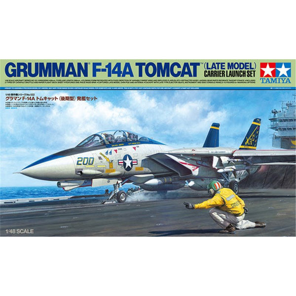 Grumman F-14A Tomcat (Late Model) Carrier Launch Set TAMIYA 1/48