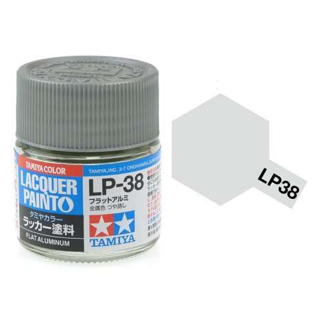 Tamiya Lacquer Paint LP-38 Flat Aluminium 10ml