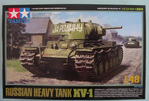 Tamiya 1/48 char lourd russe KV-1