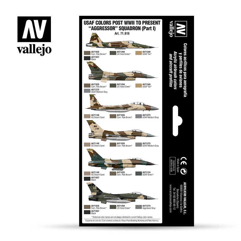 71.616 USAF colors post WWII to present “Aggressor” Squadron (Part I)