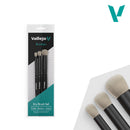B007990 DRY BRUSH SET. PELO NATURAL. (S, M. L)