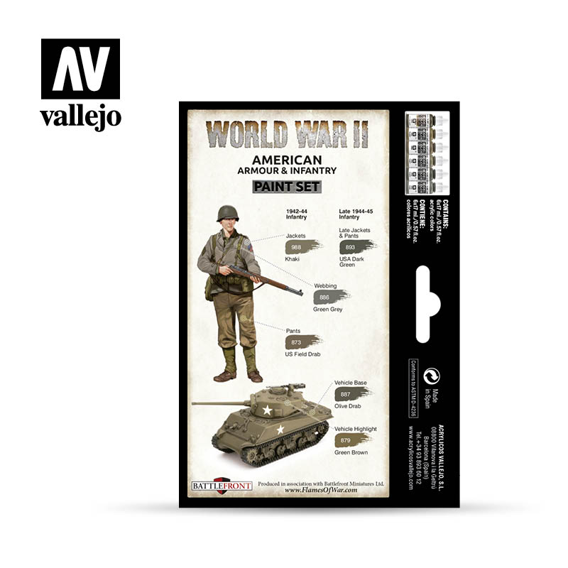 70.203 WWII American Armour & Infantry
