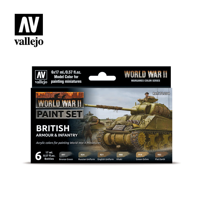 70.204 WWII British Armour & Infantry