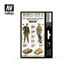 70.208 WWII Desert British & German Armour & Infantry