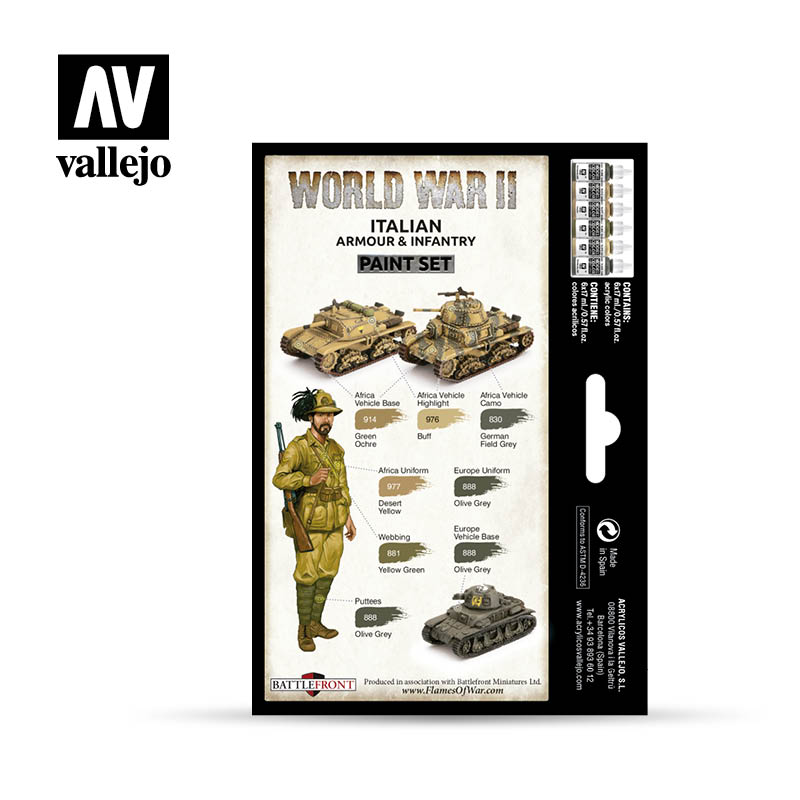 70.209 WWII Italian Armor &amp; Infantry