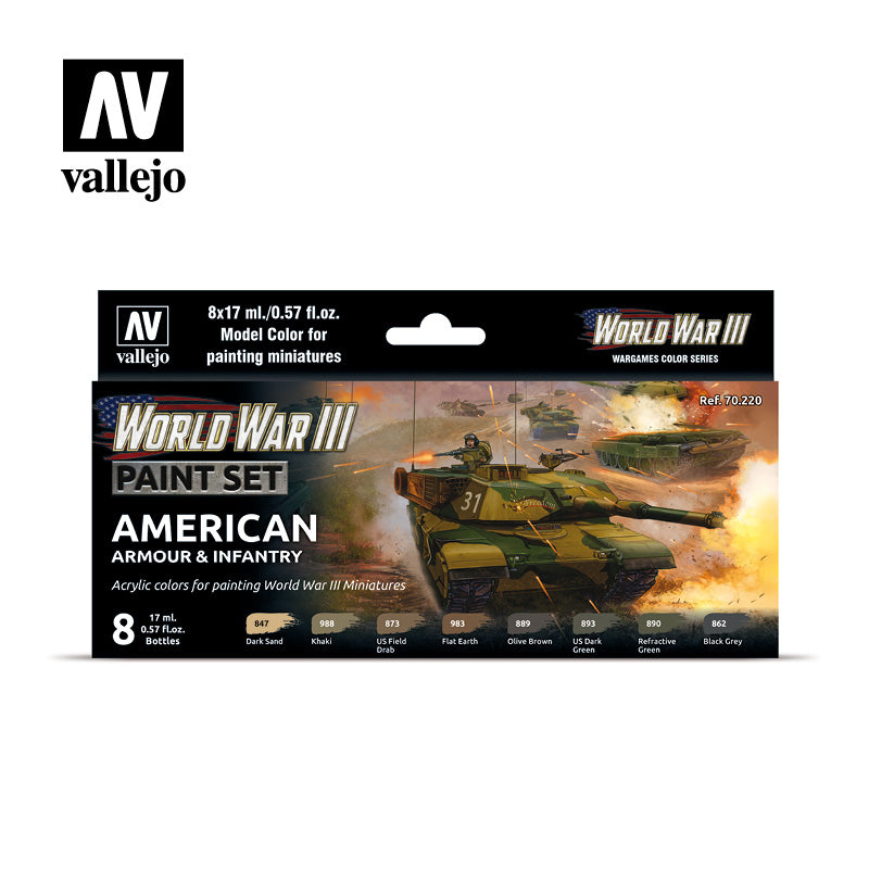 70.220 WWIII American Armour & Infantry