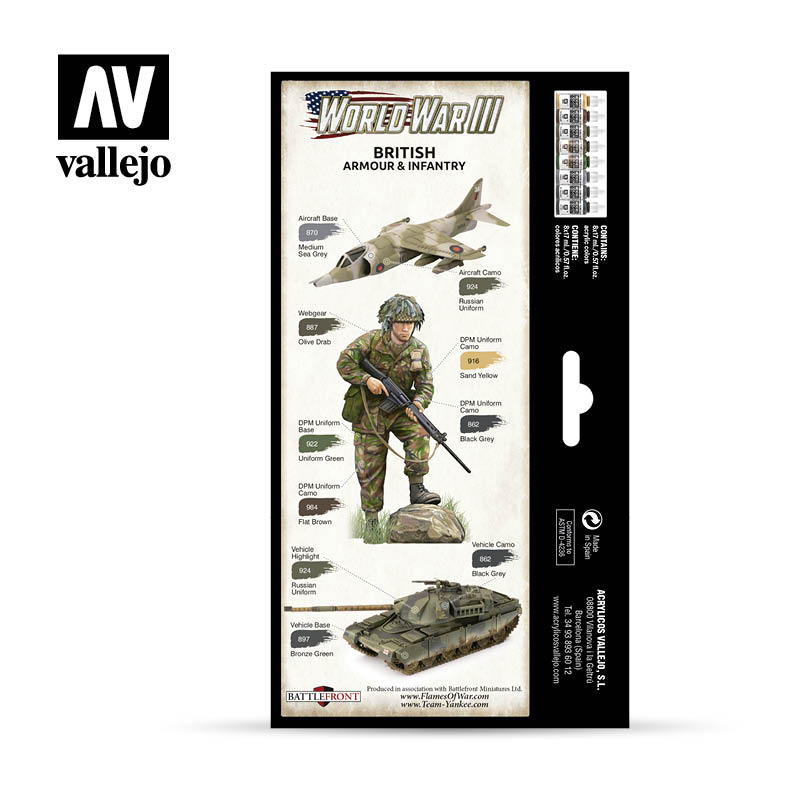 70.222 WWIII British Armour & Infantry