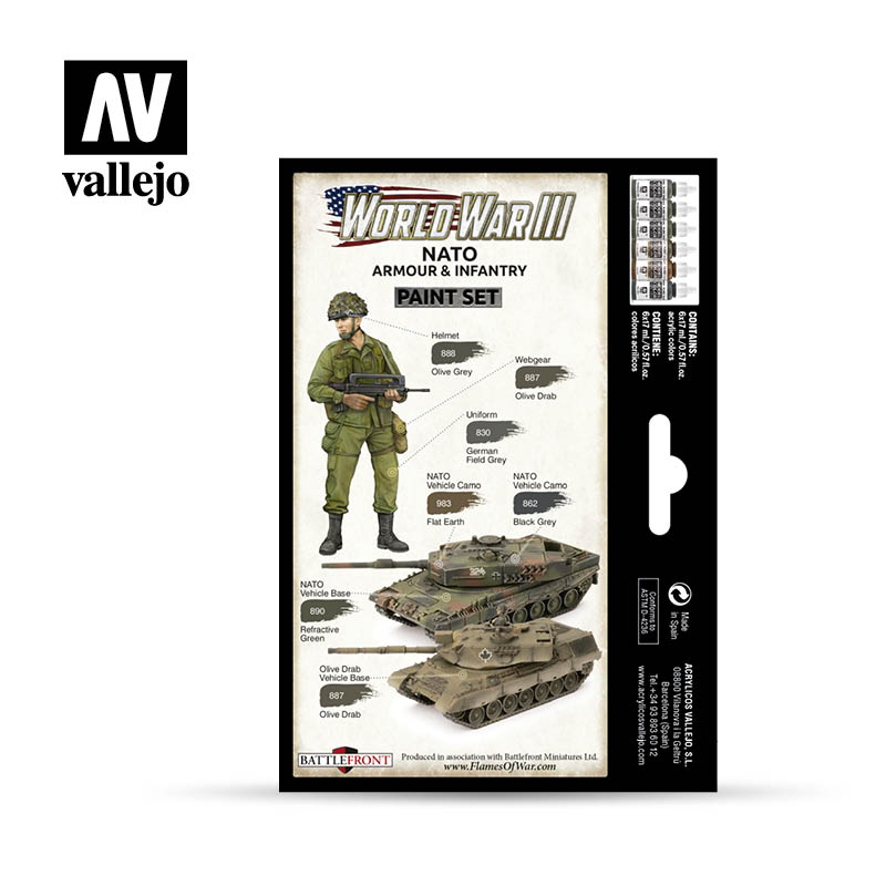 70.223 WWIII Nato Armour & Infantry