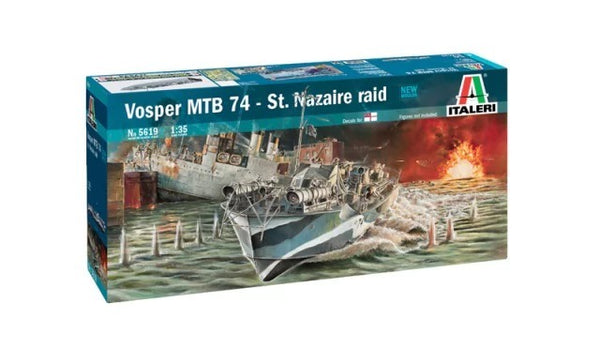 Italeri 1/35 Vosper MTB 74- St.Nazaire raid
