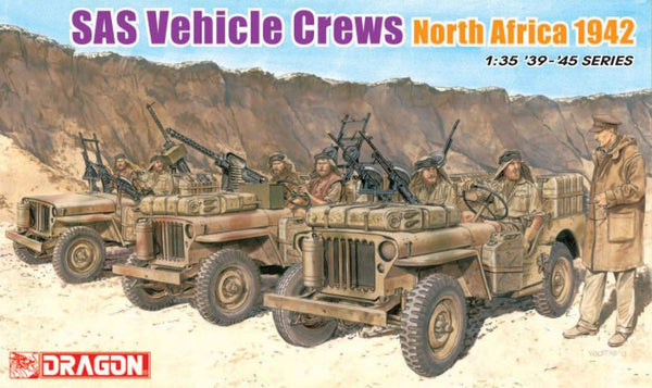 SAS Vehicle Crews Afrique du Nord 1942 1:35