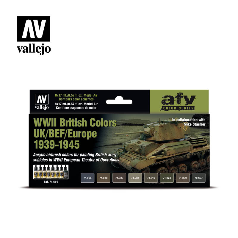 71.614 WWII British Colors UK/BEF/Europe 1939-1945