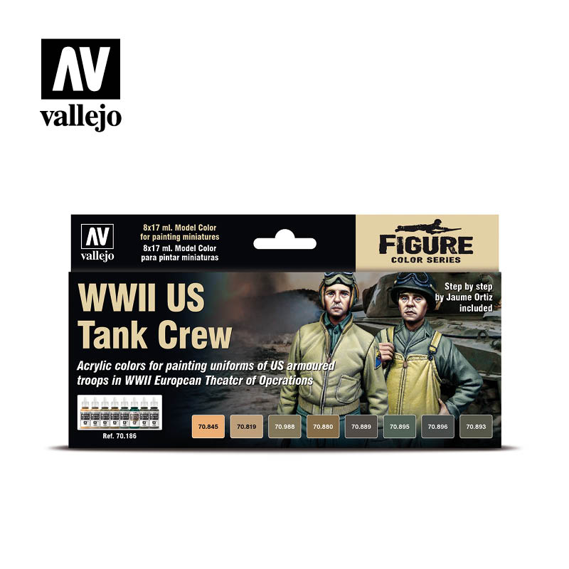 70.186 WWII US Tank Crew